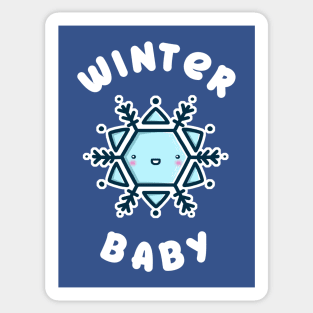 Winter Baby - Kawaii Winter Snowflake Sticker